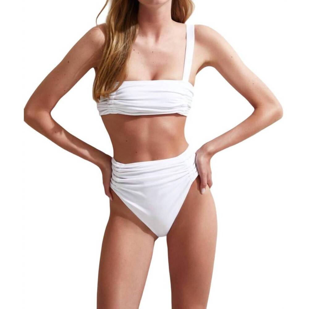 NEW OYE SWIMWEAR alectrona bikini in white